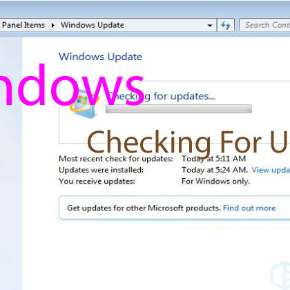 Windows Checking For Updates