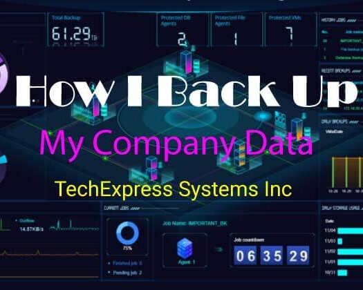 How I back Up My Company Data